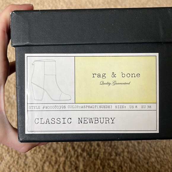 Rag & Bone Newbury Suede Ankle Booties - Picture 4 of 10